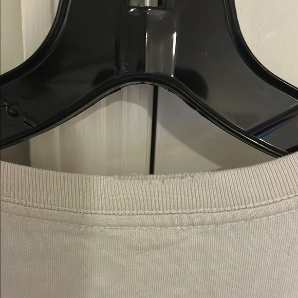 MadeWorn vintage David Bowie white tee size small w/ glitter effect in middle - Picture 13 of 13